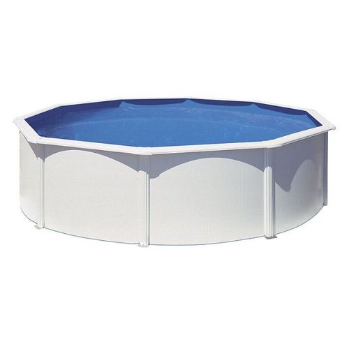 Piscine ronde acier Ø3,70m x H: 1,22m - Filtration à cartouche