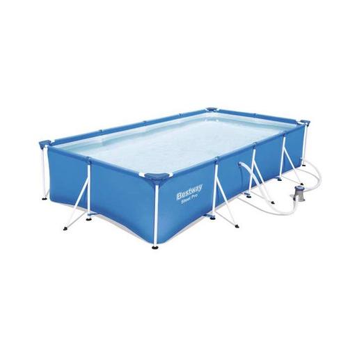 Piscine tubulaire rectangulaire stell pro frame 4.00 x 2.11 x h.0.81 m