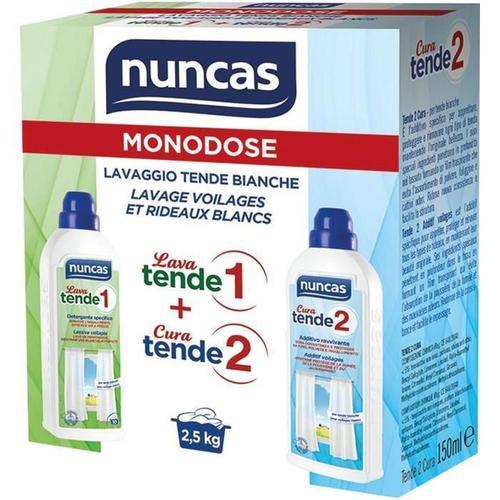 NUNCAS Monodose lavage voilages blancs - 225 ml