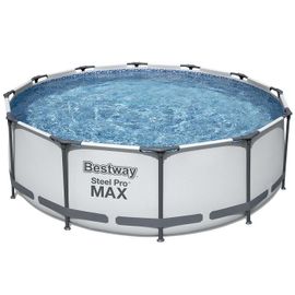 Piscine hors sol ronde Steel Pro Max 366 x 100 cm