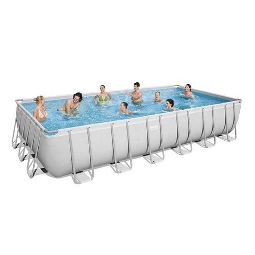 Piscine hors sol rectangulaire Power Steel 732 x 366 x 132 cm
