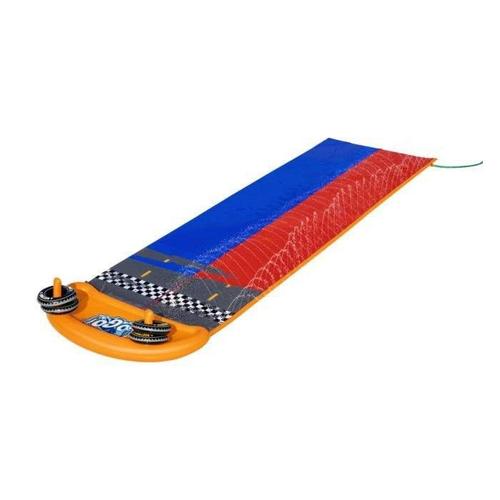 Tapis Glissant 2 Pistes Splashy Speedway + Connexion Tuyau Arrosage Bestway