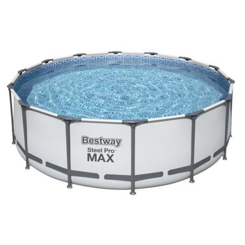 Piscine tubulaire ronde steel pro max Ø 4.27 x h.1.22 m - grise