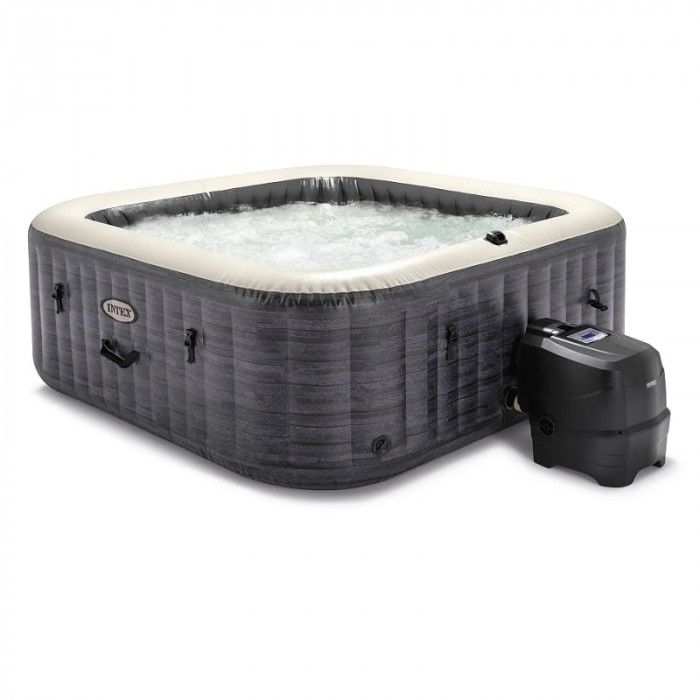 Pure spa ardoise 4 places - bulles, led, ecostérilisateur, wifi