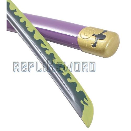 One Piece Katana Tranchant Enma Sabre de Zoro Epee Meito Lame Maru Violet  Repliksword