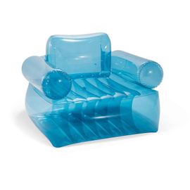 Fauteuil Gonflable Intex Jelly Bleu Transparent