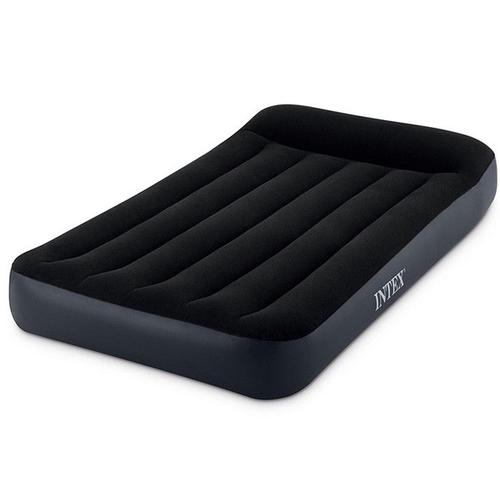 Matelas Gonflable Électrique Intex Pillow Rest Fiber Tech 1 Place