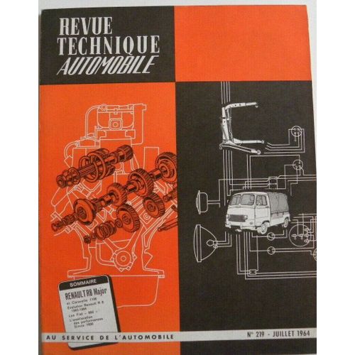 Revue Technique Automobile N° 219 Juillet 1964 Renault R8 Major Et Caravelle 1100