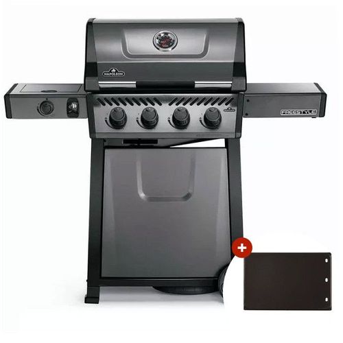 Barbecue gaz NAPOLEON Freestyle 4 bruleurs et rechaud lat