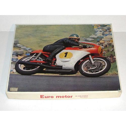 Puzzle Euro Motor Jigsaw Puzzles  200 Pieces Moto De Course Vintage 1968