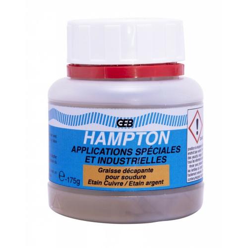 Consommable de soudure à l'étain et flamme : Pâte Hampton 175 Gr - GEB