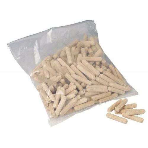 20 Tourillons bois - Tourillon bois rayé en hêtre 8X40 mm - Sachet de 20 Pièces