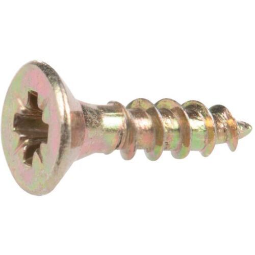 10 Vis agglo - Viswood - Tête fraisé - PZ - Acier zingué - 3 x 25 mm