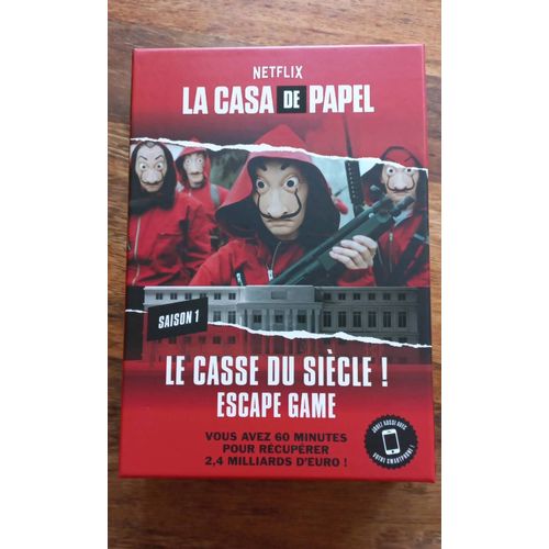 Casa De Papel Escape Game Saison 1 Le Casse Du Siecle