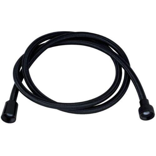 Accessoire de Douche - Flexible tressé NOIR - 1/2" (15 x 21) - 1,50 m - Disflex