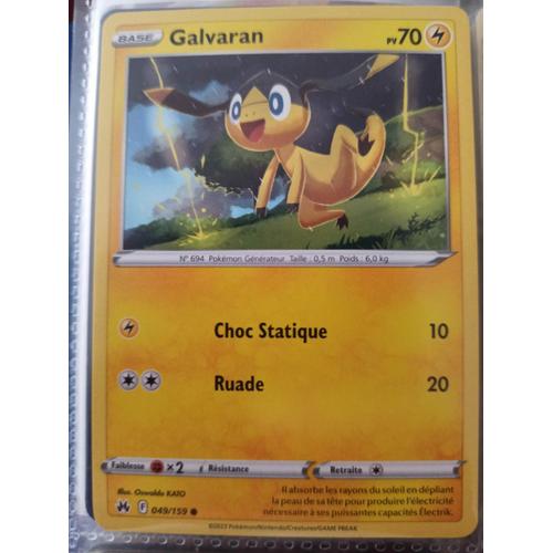 Commune - Pokemon - Zénith Suprême - Galvaran 49/159