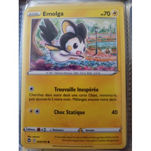 Commune - Pokemon - Tempête Argentée - Emolga 54/195