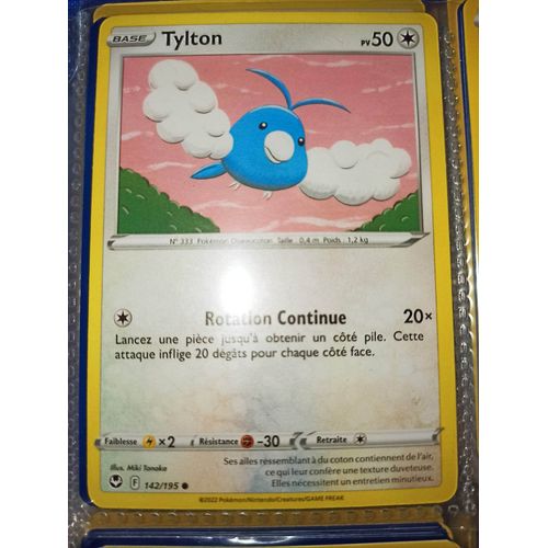 Commune - Pokemon - Tempête Argentée - Tylton 142/195