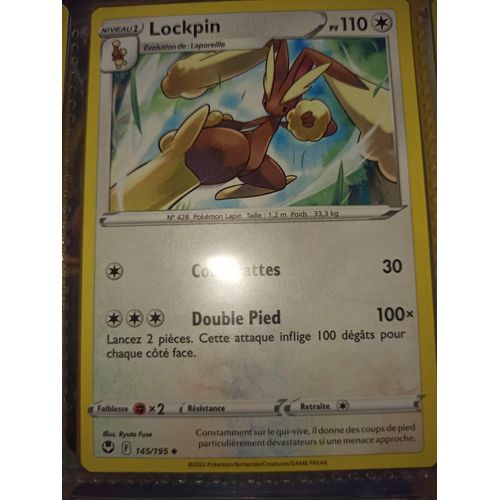 Peu Commune - Pokemon - Tempête Argentée - Lockpin 145/195