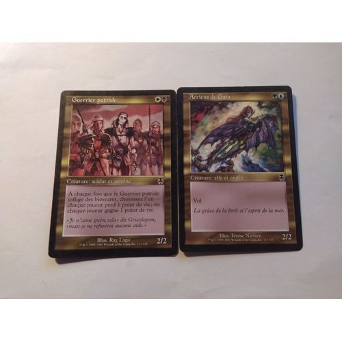 Putrid Warrior // Guerrier Putride (Apocalypse) + Gaea's Skyfolk // Aériens De Gaia (Apocalypse)
