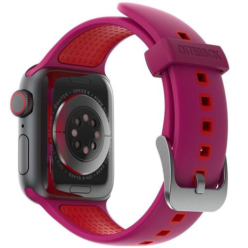 Otterbox - Bracelet Pour Montre Intelligente - Vérification Du Pouls (Rose Foncé/Rouge) - Pour Apple Watch (38 Mm, 40 Mm)