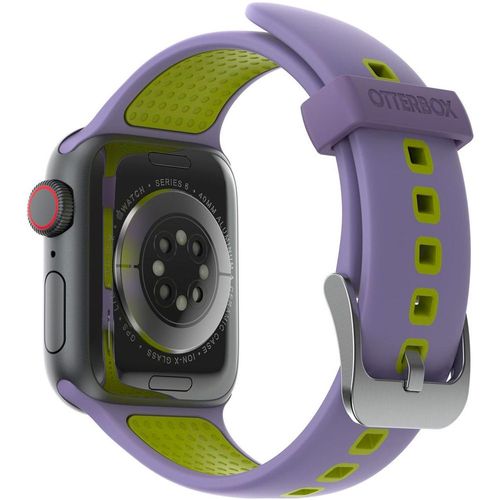 Otterbox - Bracelet Pour Montre Intelligente - Retour Dans Le Temps (Mauve/Vert) - Pour Apple Watch Hermès Series 7, Hermès Series 9, Nike Series 7, Series 10, Series 8, Series 9