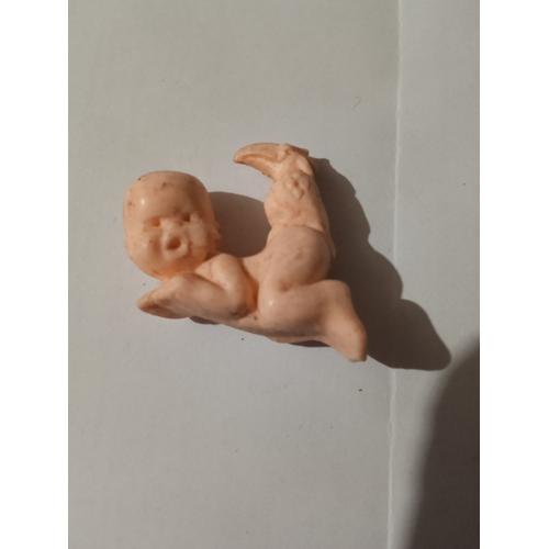 Mini Figurine - " Mini Babies " - " Renaud Bel Oiseau " - Rose