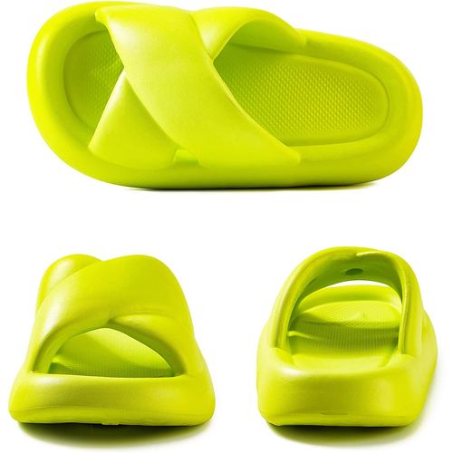 Semelle Épaisse Antidérapante Nouveau Bonbons Ergonomiques Couleur Couple Pantoufles Mode Sortir Hommes Femmes