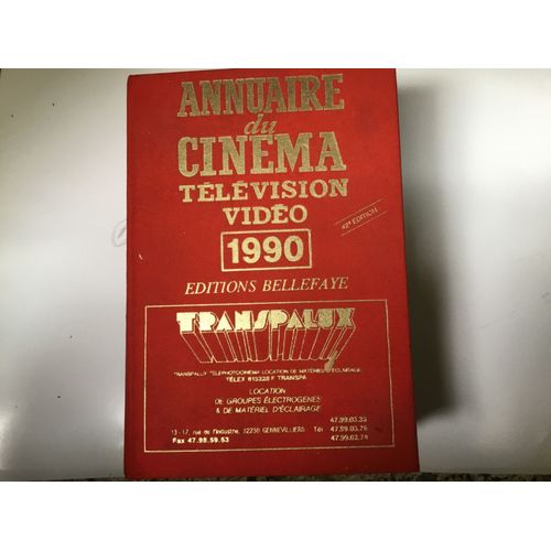 Annuaire Du Cinéma Télévision Vidéo 1990