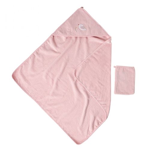 Cape De Bain Et Gant De Toilette Alice Et Pomme - Nattou