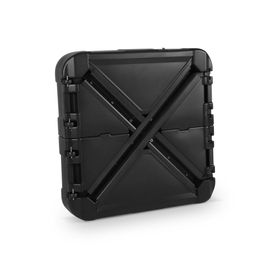 Pied Pour Parasol Déporté Remplissable 100l En Plastique Noir Avec Roulettes Base À Lester