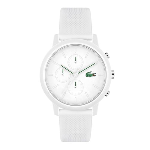 Lacoste Pour Des Hommes 12.12 Montre Chrono, Blanc