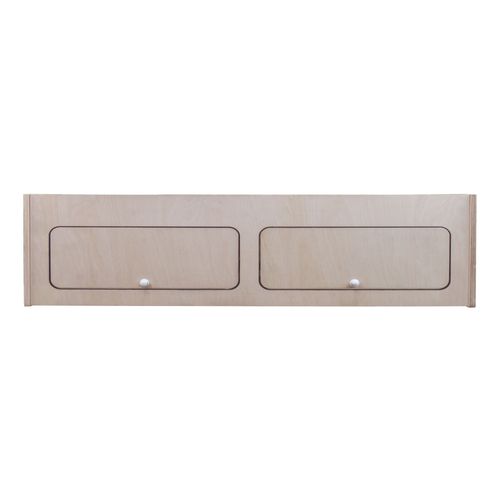 Armoire de Rangement en MDF Placard à Nourriture Accessoires de Cusine Vaisselle - 120cm x 30cm x 30cm - Fermeture Douce Automatique [Trous Pré-Perçés & Fixations INCLUSES] Aménagement Camping-Car Van