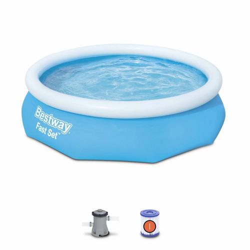 Piscine Gonflable Autoportante Bleue Bestway - Diamant  300 X 76 Cm - Piscine Hors Sol Autostable