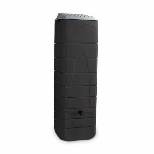 Récupérateur D'eau Mural Naussac 650l Anthracite Avec Kit Raccord Chéneau Inclus