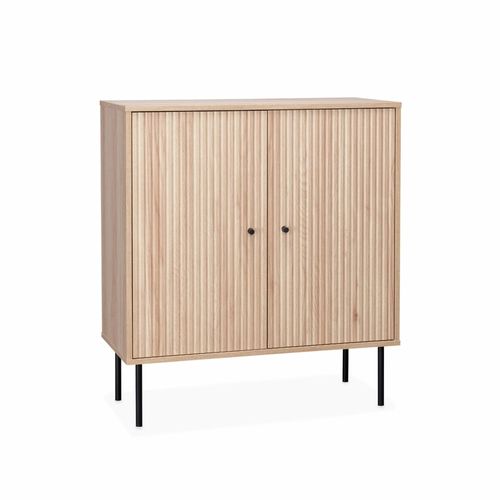 Buffet De Rangement Braga Deux Portes Une Étagère L 83.5 X L 39 X H 92.5cm