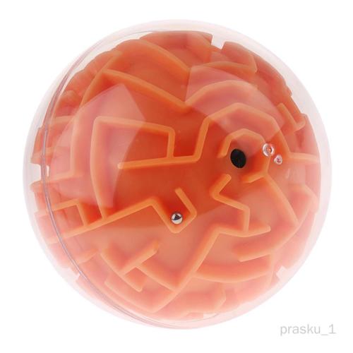 De Jeu De Jouet Éducatif Pour Enfants Maze Ball Pour Cadeau D'anniversaire Orange (Difficulté Aux Médias)