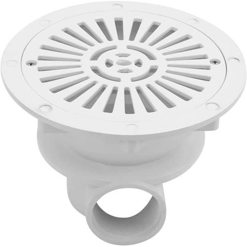 Drain Principal de Piscine Durable Blanc Drain Principal de Piscine Drain de Sol G2 Accessoire de vidange d'entrée d'eau