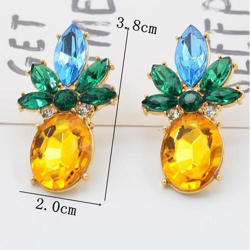 Ek3925 - Boucles D'oreilles Pendantes De Couleur Jaune Pour Femmes, Bijoux De Mariage, Créatif, Doux, Design Coréen, Fleur Géométrique, C¿Ur, Été