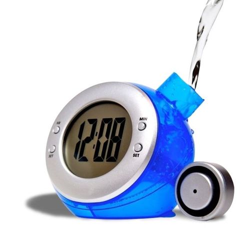 Horloge À Eau Sans Pile Rouge