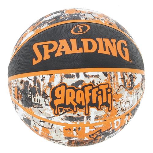 Ballon De Basket Spalding Graffiti Sz7 Rubber Basketball Orange