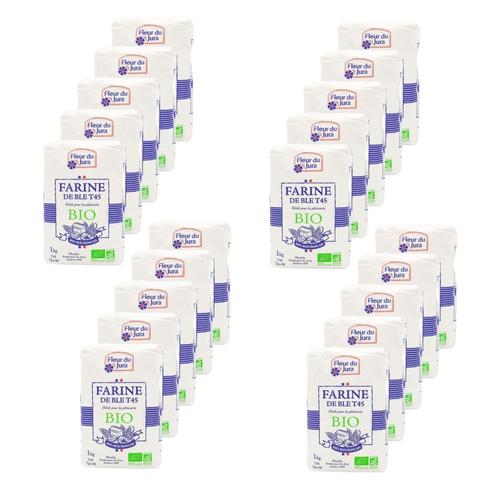 Lot 20x Farine T45 Bio - Sachet 1kg