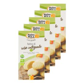 Lot 5x Farine De Riz Complet Bio - Paquet 500g