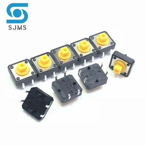 20   100Pcs B3F-4055 12x12x7.3mm Tactile Commutateurs Jaune Carré Bouton Poussoir Tact Joli 12*12*7.3mm Micro interrupteur - Type YELLOW-20PCS