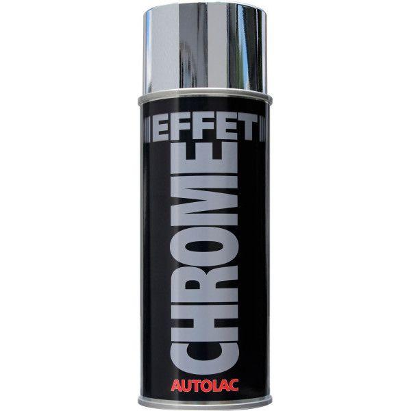 Peinture spray 400 ml effet chrome pas cher