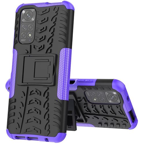 Coque Pour Redmi Note 11 / 11s Protection Militaire Shock-Absorption Et Anti-Rayures Amovible 2 En 1 Coque De Xiaomi Redmi Note 11 / 11s. Hyun Purple