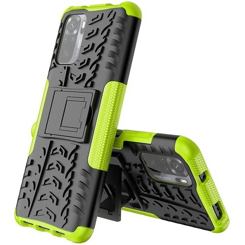 Coque Pour Redmi Note 10 / 10s, Protection Militaire Shock-Absorption Et Anti-Rayures Amovible 2 En 1 Coque De Xiaomi Redmi Note 10 / 10s. Hyun Green