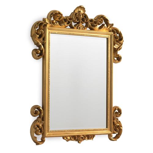 MIROIR BAROQUE DORÉ 45X60 CM