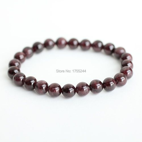 Bracelet En Grenat Pour Femmes, Bijoux D'énergie Chakra Reiki En Pierre Naturelle De Haute Qualité, Design Tendance, Sn1089