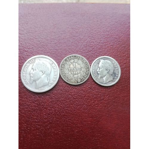 Monnaies En Argent Trio Napoléon Et Cérès